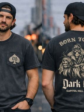 “Born to win” original Seattle bar shirt